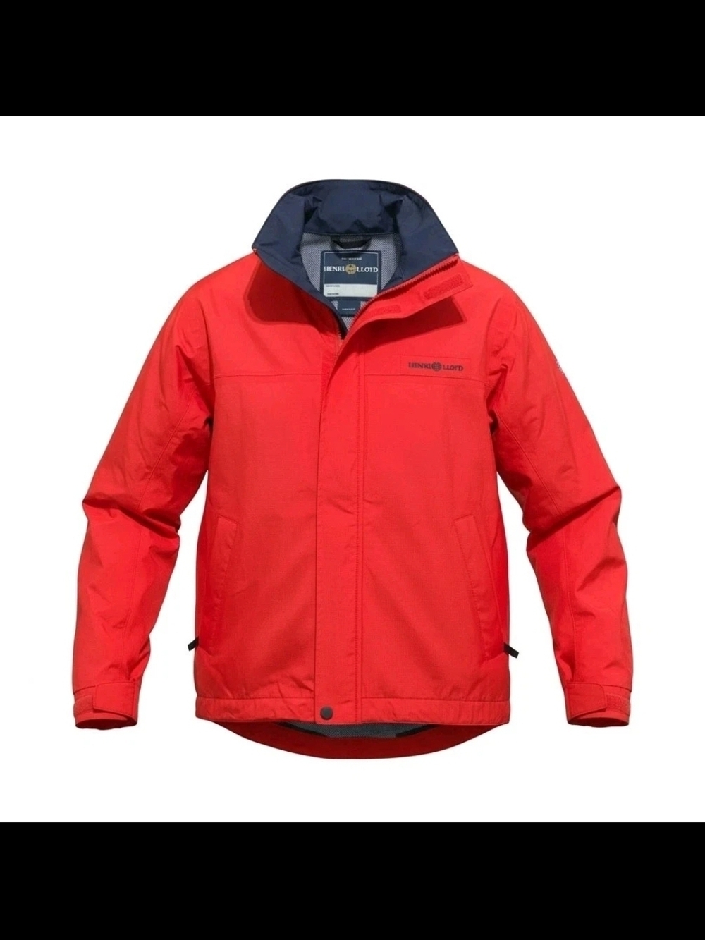 Henri Lloyd Sailing Jacket Mens M Red Waterproof Marine Nautical Windbreaker